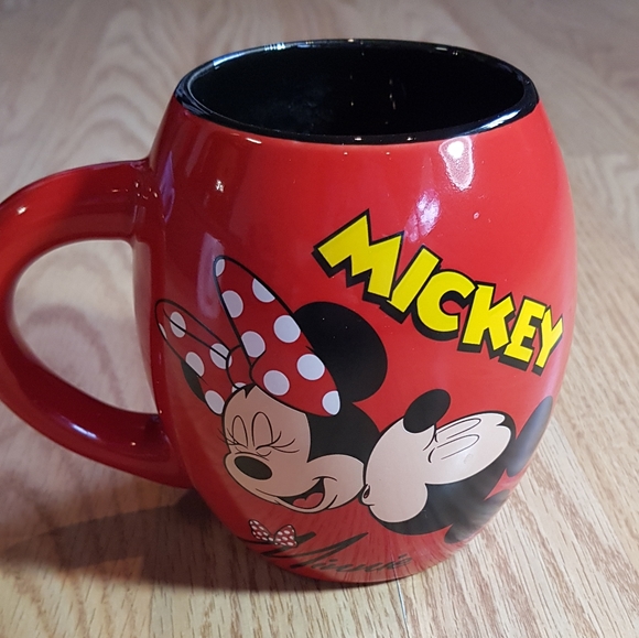 Disney Mickey & Minnie Mouse Rounded Coffee Cup Mug - Picture 2 of 4